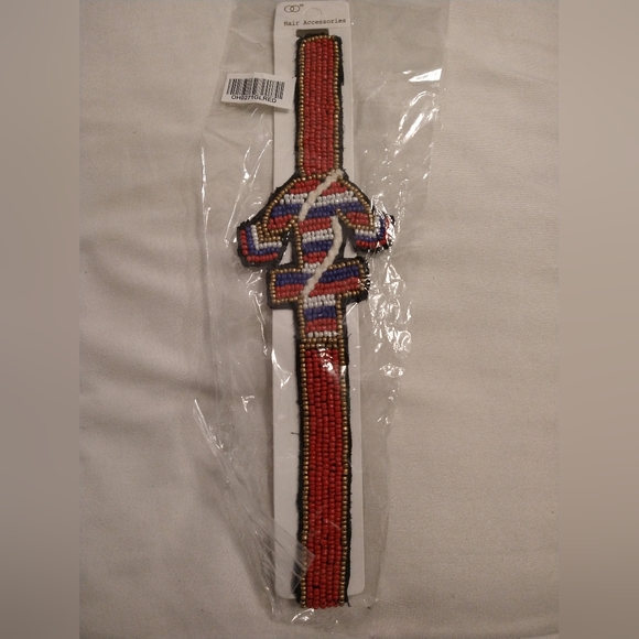 Beaded boho stretchy headband NWT - Picture 9 of 14